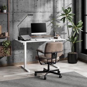 Állítható magasságú íróasztal Nojo Light 120 cm x 60 cm fehér