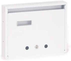 Lépcsőházi Postaláda (Ibiza) 310mm X 230mm X 60mm Felfele Nyíló Névjegy Fehér