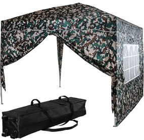 INSTENT BASIC Kerti pavilon 3 x 3 m + 2 oldalfal woodland