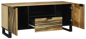 TV Szekrény - 105 x 33,5 x 46 cm, Tömör Mangófából