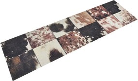 vidaXL mosható állatbőr mintás bársony konyhaszőnyeg 45 x 150 cm