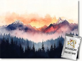 Fotótapéta Flizelina Tájkép Hegyek Tátra Naplemente Este 200x140 ragasztó