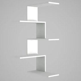 Sarki fali polc CANIKO 109x51,5 cm fehér