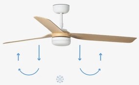FARO 33816-20 - LED Mennyezeti ventilátor PUNT LED/18W/230V Wi-Fi bézs/fehér + távirányító