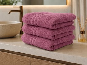 Fürdőlepedő CLASSIC COLOR 70 x 140 cm antik rózsaszín, 100% pamut