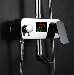 Zuhanypanel EYN NTD0341 falon kívüli kivitelben, LED-kijelzővel, többféle színváltozatban