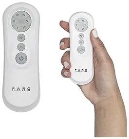 FARO 34100 - Mennyezeti ventilátor MILOS fekete + távirányítás