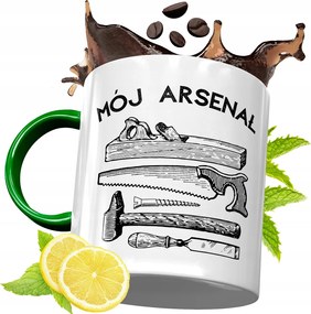 Zöld Bögre Asztalosnak Születésnapra Ajándék fényképes nyomtatással