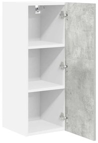 Függő szekrény Riga Beton szürke és fehér 30 x 31 x 80 cm