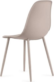 Étkezőszék OSAKA műanyag, bézs