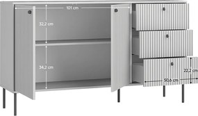 ARIS 2D3S komód, szürke