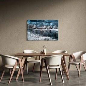 Kép - Fagyott táj (90x60 cm)