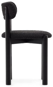 Fekete étkezőszék szett 2 db-os Nebai – Kave Home