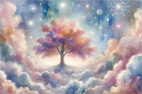 Kép – Életfa a felhőkben (90x60 cm)