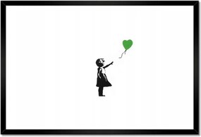 Poszterek keretben 60x40 Banksy Hope Graffiti