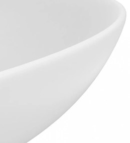 vidaXL kerek matt fehér kerámia mosdókagyló