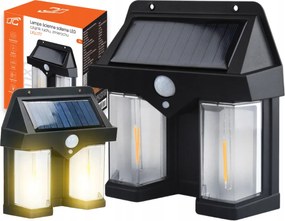 Napelemes Lámpa Kerti Homlokzati Fali Lámpa Szürkületi Mozgásérzékelő