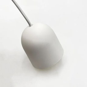 SIRJA PLISADO kábeles csillár, 1xE27/15W/230V, átmérő 35 cm, krémszínű