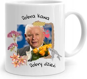 Vicces Bögre A Pis Elnökétől Jaroslaw Kaczynski fényképes nyomtatással