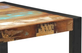 tömör újrahasznosított fa tálalóasztal 150 x 35 x 76 cm