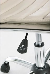 Szürkésbarna bőrutánzat irodai szék Perth – Yes Everyday