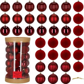 KarĂĄcsonyfadĂsz 36x BordĂł VelĂșr KarĂĄcsonyfa Törhetetlen KarĂĄcsonyi DĂszek