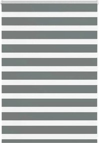 vidaXL zebrafüggönnyel sötét szürke szövetszélesség 90,9 cm poliészter