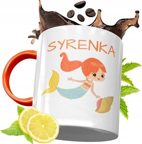 Narancssárga Bögre Gyerekeknek Gyereknapra, fényképes nyomattal