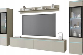 Nappali Bútor Szett Vera II Vitrin Polc Akasztós Bútor