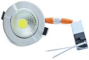 7W Mini SPOT Lámpa Extra Erős COB LED -del / Fém Szín Billenthető Hideg Fehér 84 mm