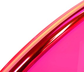 Függő fotel, rózsaszín/ezüst/fehér, BUBBLE TYP 1