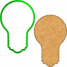 Forma Lyukasztó Mézeskalács kiszúró Ötlet Fény Izzó 12cm