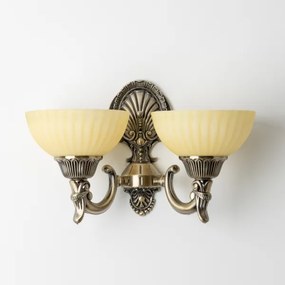 Brilagi - Fali lámpa CLASSIC 2xE27/60W/230V réz