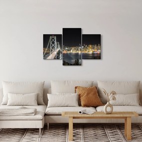 A Brooklyn-híd és a New York-i kép (90x60 cm)