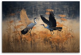 Gario Vászonkép Nád és daruk Méret: 100 x 70 cm