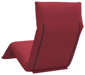 borvörös oxford-szövet összecsukható napozóágy 175x54x8,5 cm