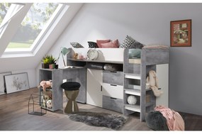 Kombinált gyerekágy 90 cm Kesa 1 (eton + matt fehér). 1085822