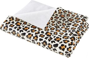 WATERPROOF lemosható asztalterítő 130x160 , leopárd