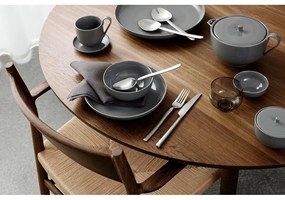 Fekete len szalvéta, 42 x 42 cm - Blomus