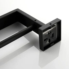 Fürdőszoba fogas Black ERLO 02