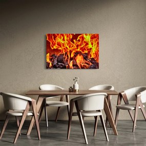 Az égő szén képe (90x60 cm)
