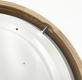 Brilagi - LED mennyezeti lámpatest MANAROLA PLAIN LED/24W/230V 3000K átm. 41 cm tölgy