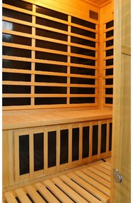 Sauna DeLuxe 3300 Carbon, barna
