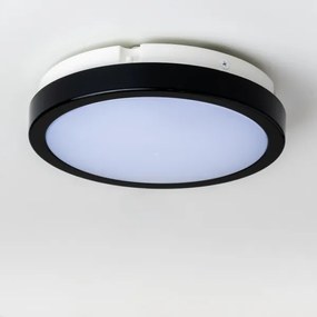Brilagi - LED Fürdőszobai mennyezeti lámpa PERA LED/18W/230V átm. 22 cm IP65 fekete