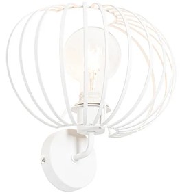 Design fali lámpa fehér 30 cm - Johanna