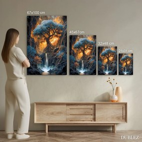 DUBLEZ | Fából készült életfa kép - Ősök emlékei