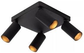 Lucide 09939/14/30 - Spotlámpa CLUBS 4xGU10/40W/230V fekete