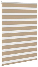 zebrafüggönnyel homokbarna szövetszélesség 100,9 cm poliészter