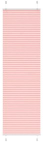 pliszírozott redőny rózsaszín 55x200 cm szövetszélesség 54,4 cm