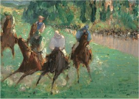 Kép - Edouard Manet, At the Races, reprodukciók (70x50 cm)